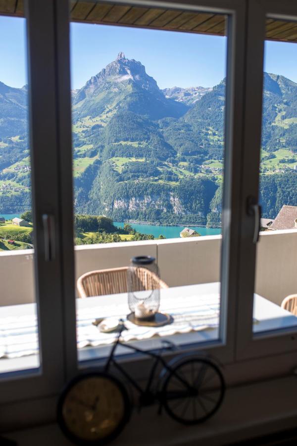 Traumhafte Sonnenresidenz Mit Berg- Und Seeblick Amden Eksteriør bilde