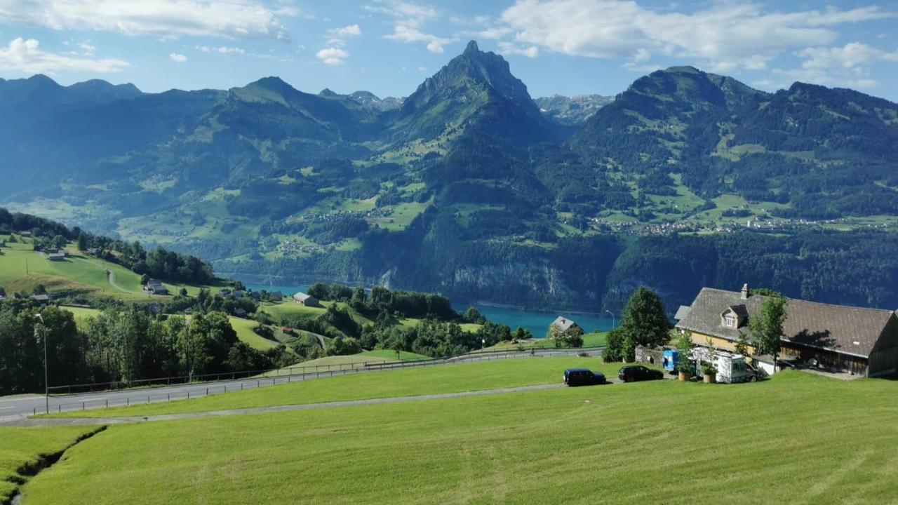 Traumhafte Sonnenresidenz Mit Berg- Und Seeblick Amden Eksteriør bilde